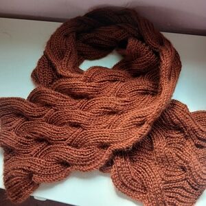 Handmade Chunky Cable Scarf